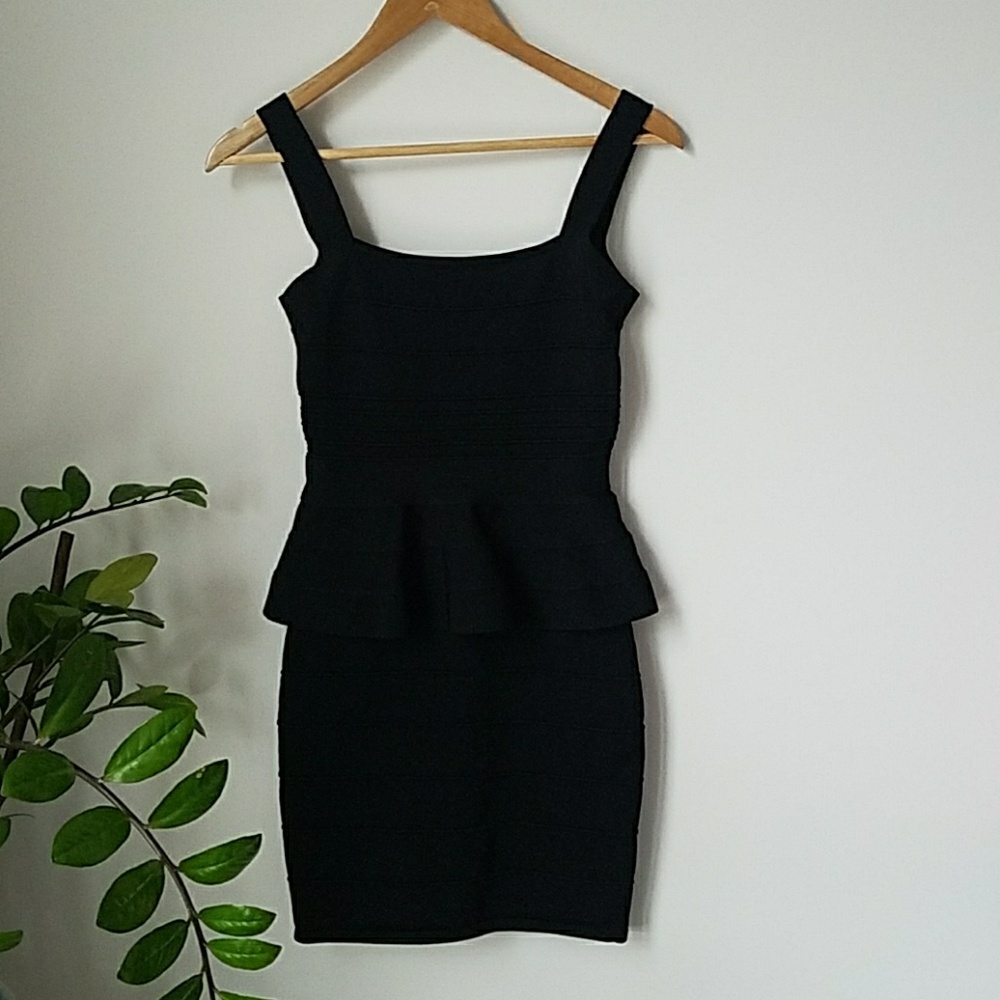 Haute Hippie Bandage Peplum Dress - Picture 6 of 8